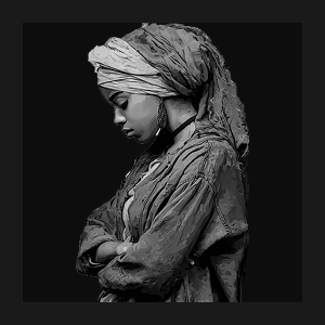 صورة رمزية تجسد معاناة اللاجئين